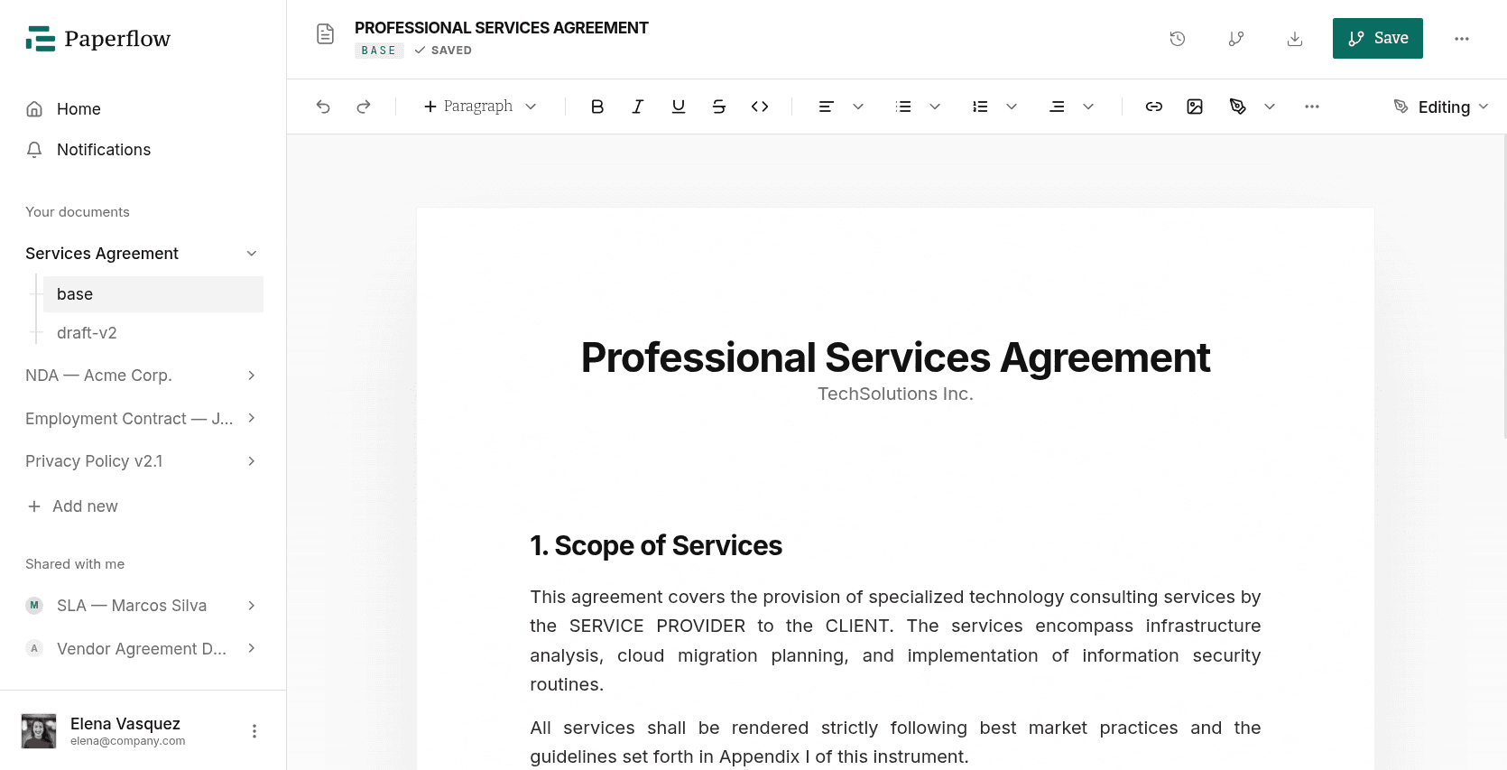 Paperflow Demo Preview